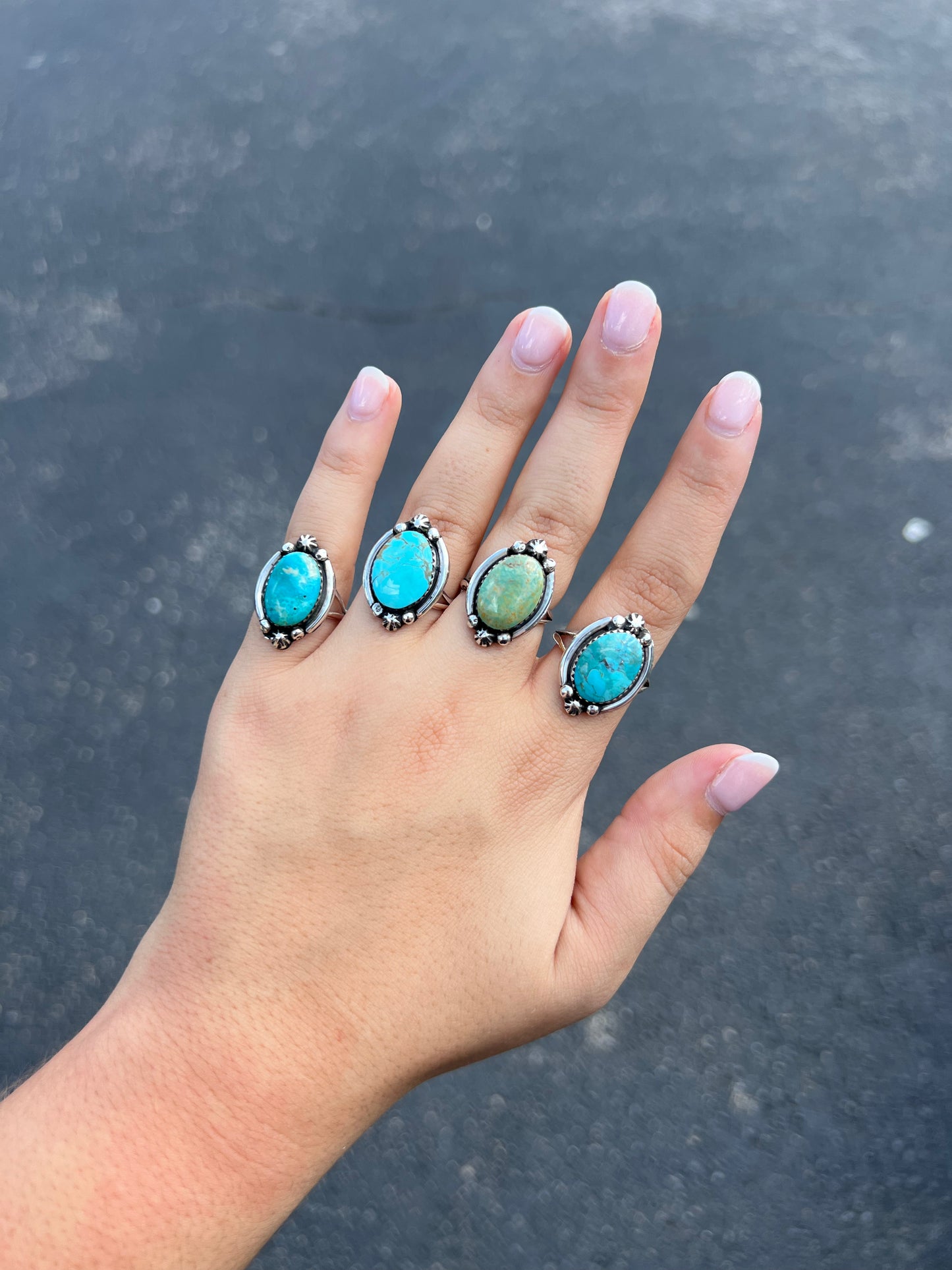 The Laramie Genuine Turquoise and Sterling Silver Ring