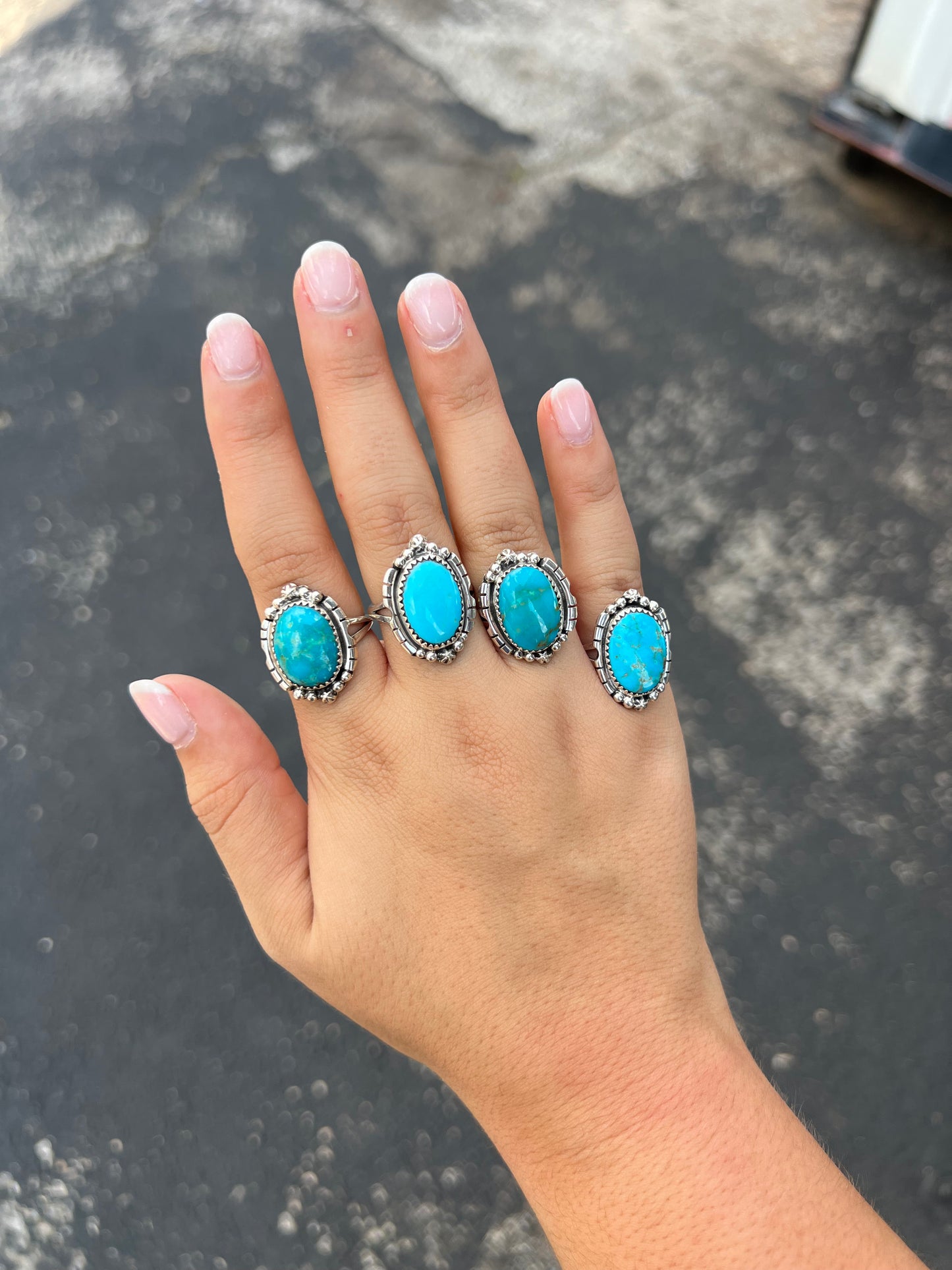 Genuine Sonoran Gold Turquoise Sterling Silver Ring