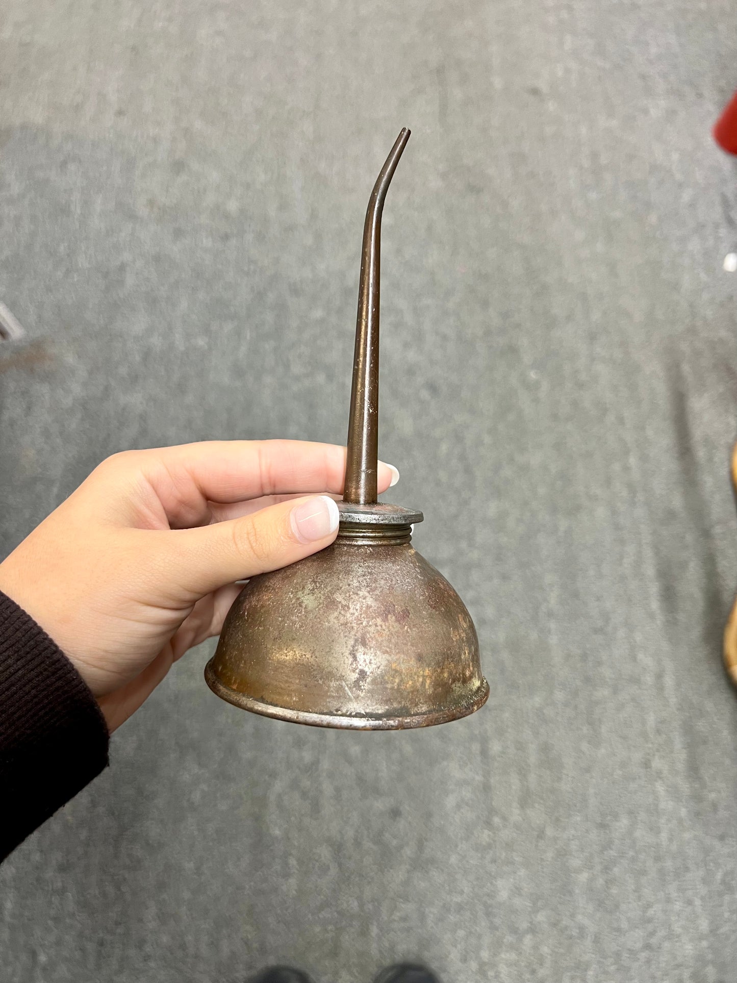Vintage Thumb Oiler with Angled Spout