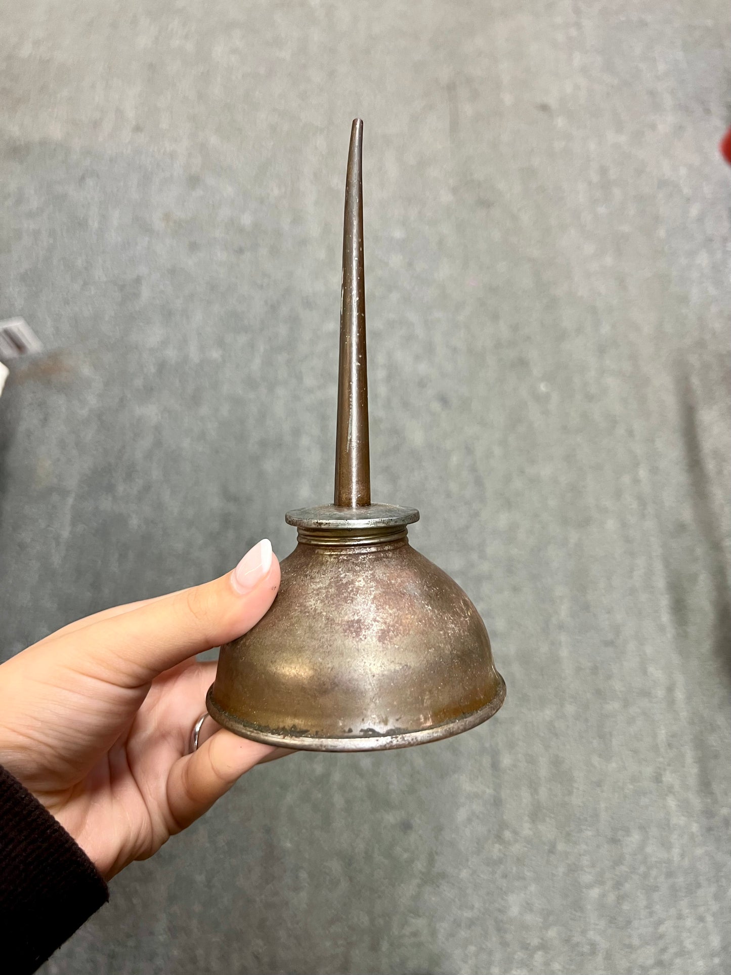 Vintage Thumb Oiler with Angled Spout