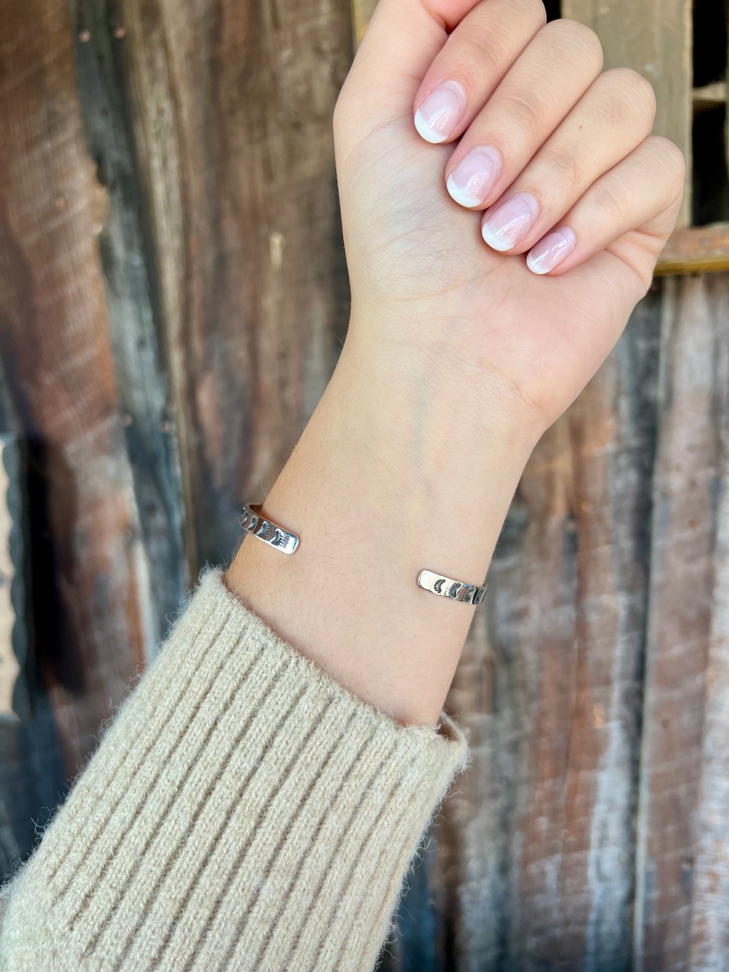 Navajo Sleeping Beauty Stud Cuff