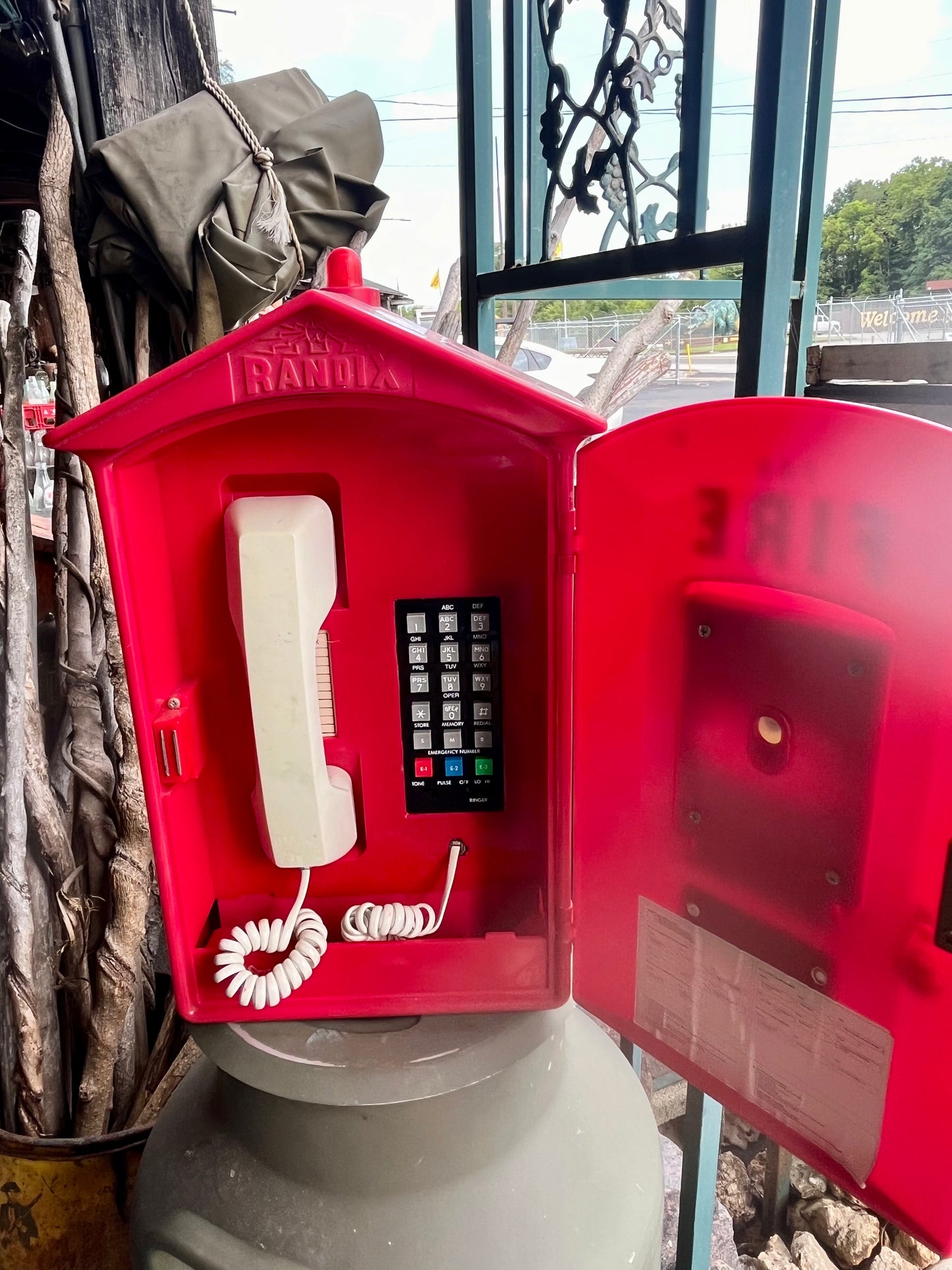 Old Fire Box Telephone