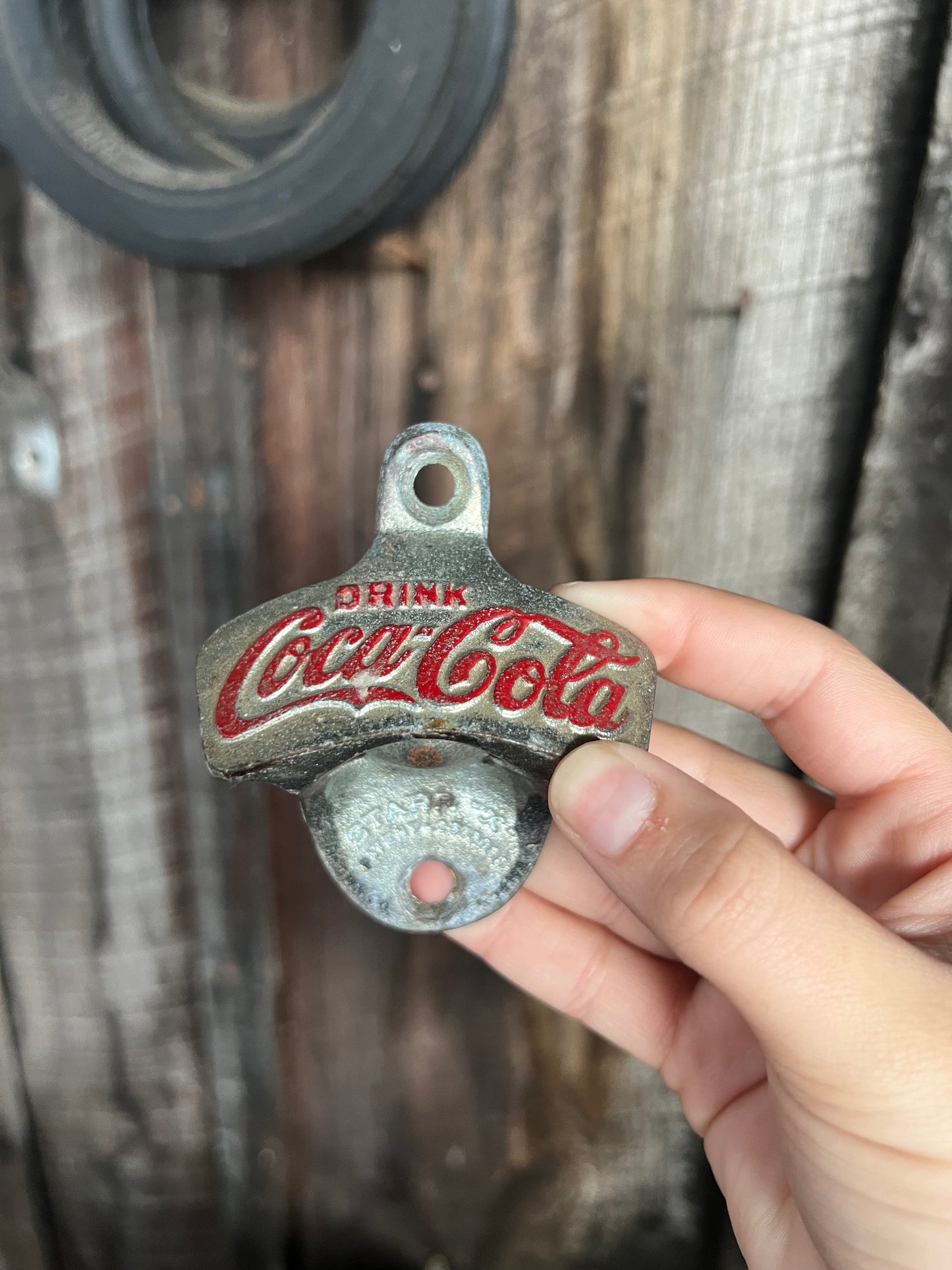 Coca Cola STARR X Wall Mount Bottle Opener Embossed