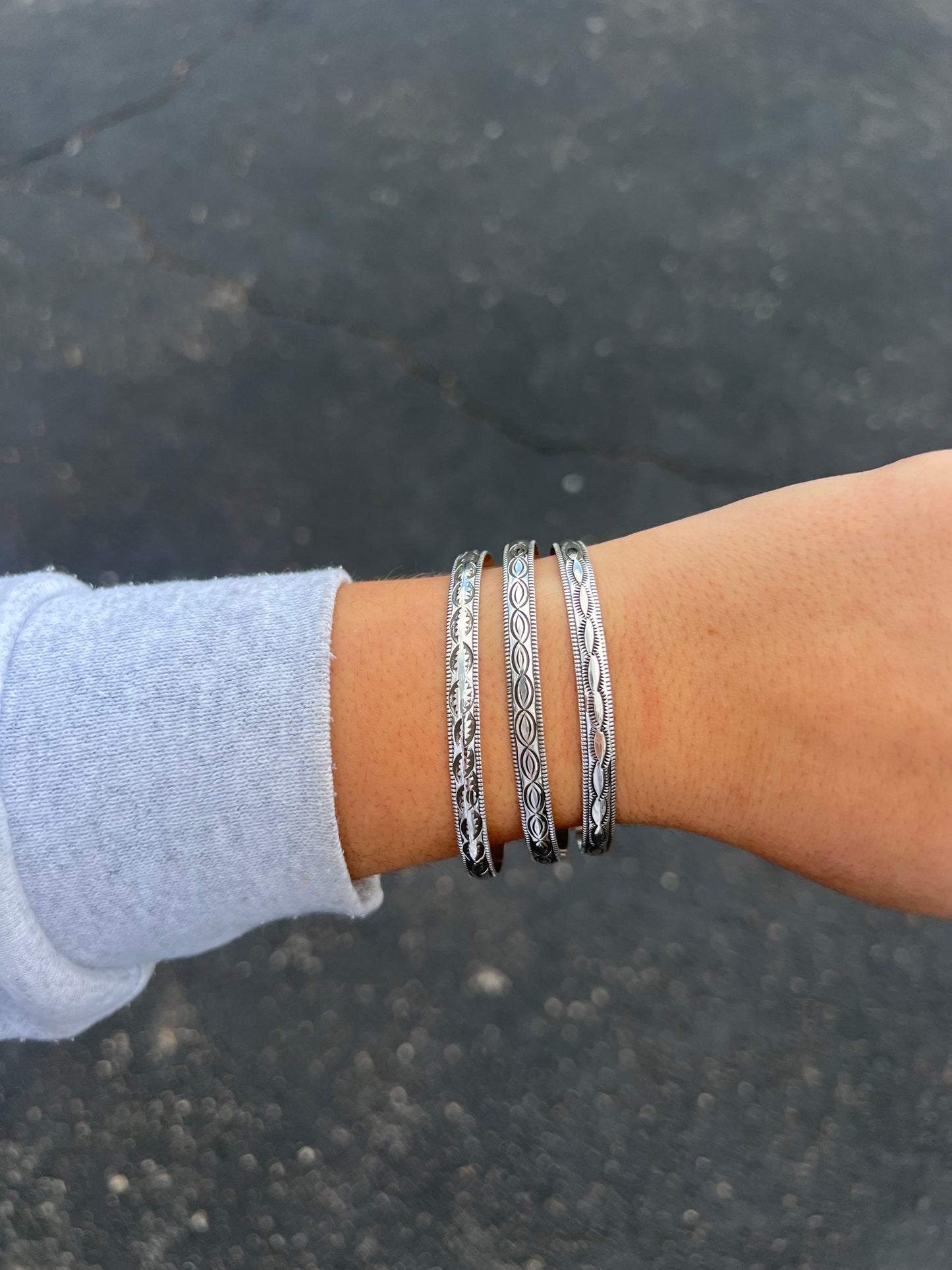 The Liz Sterling Silver Cuff