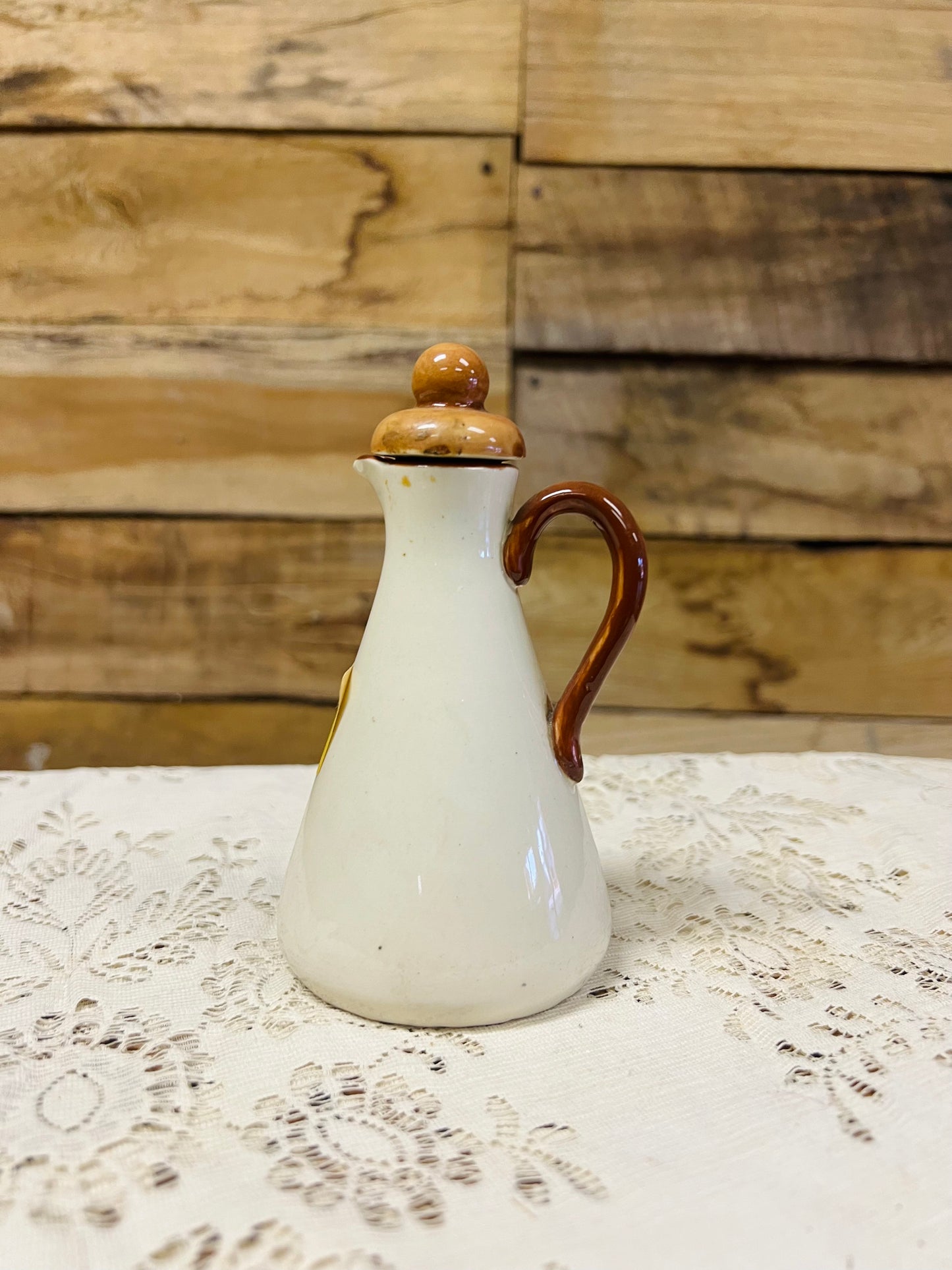 Vintage Ceramic Rooster Vinegar Bottle