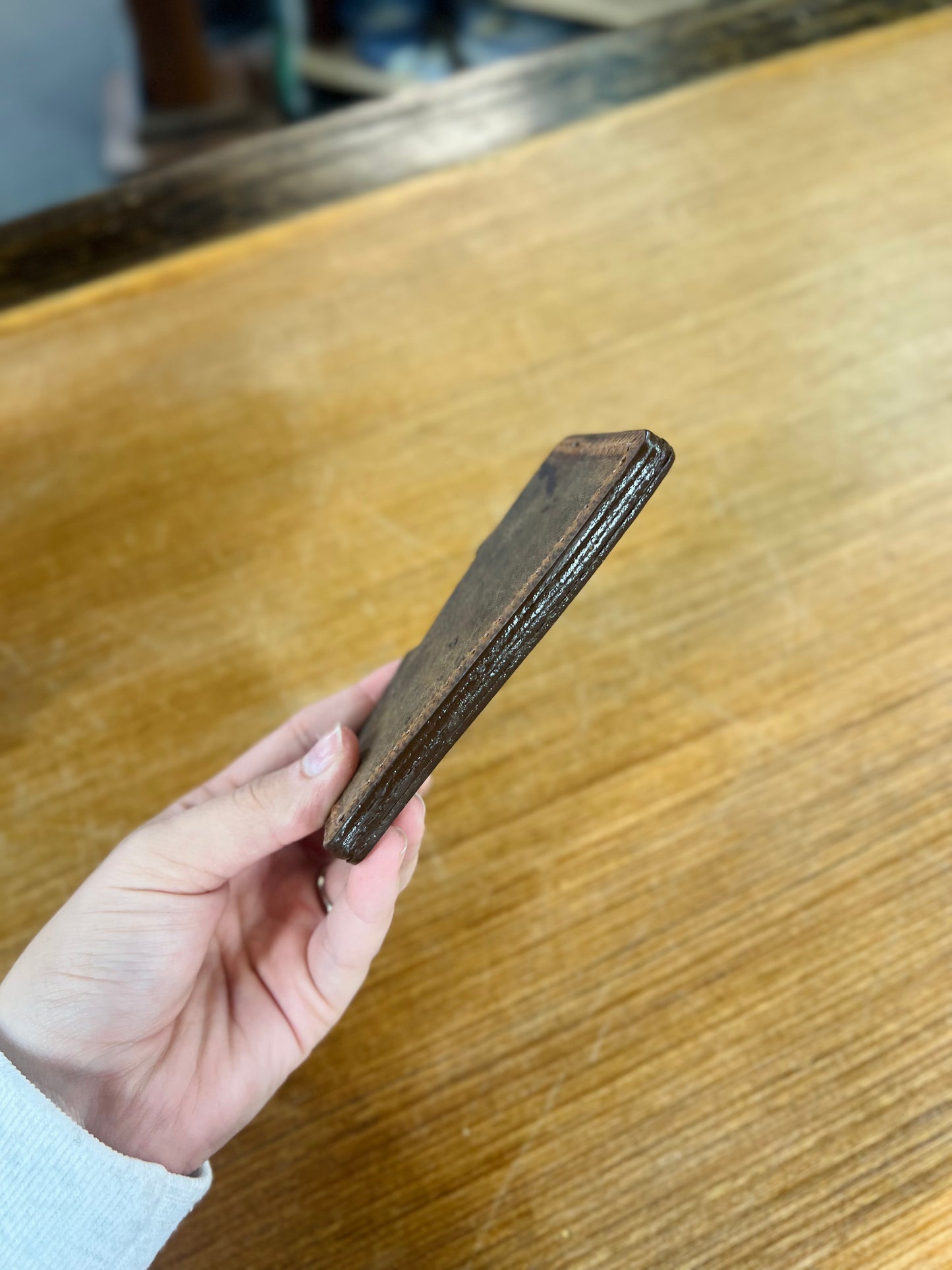 Genuine Leather Card Wallet - Local Amish Made