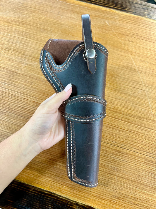 Genuine Leather Holster for Large Revolvers 9.5" - Local Amish Made