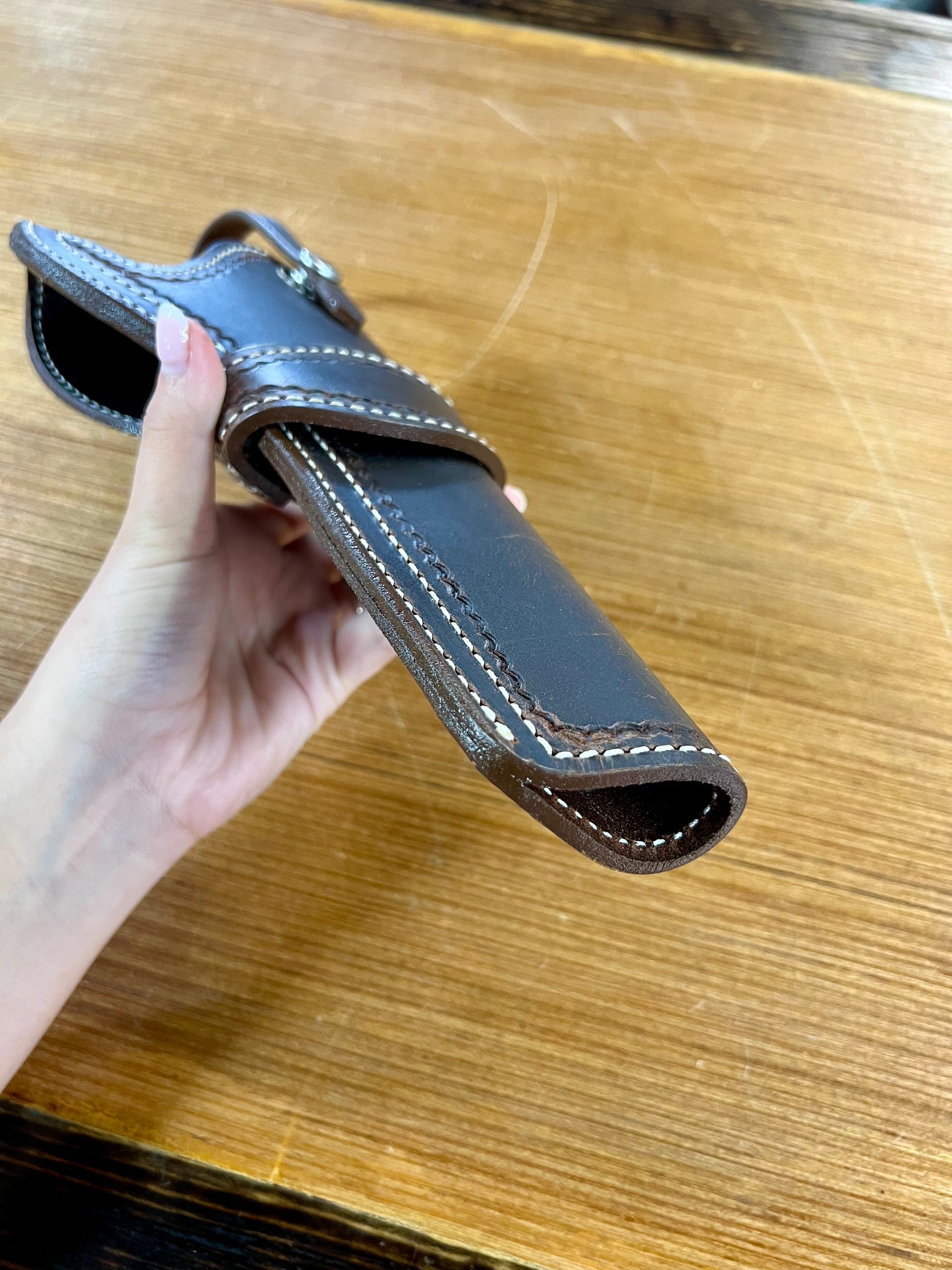 Genuine Leather Holster for Large Revolvers 9.5" - Local Amish Made