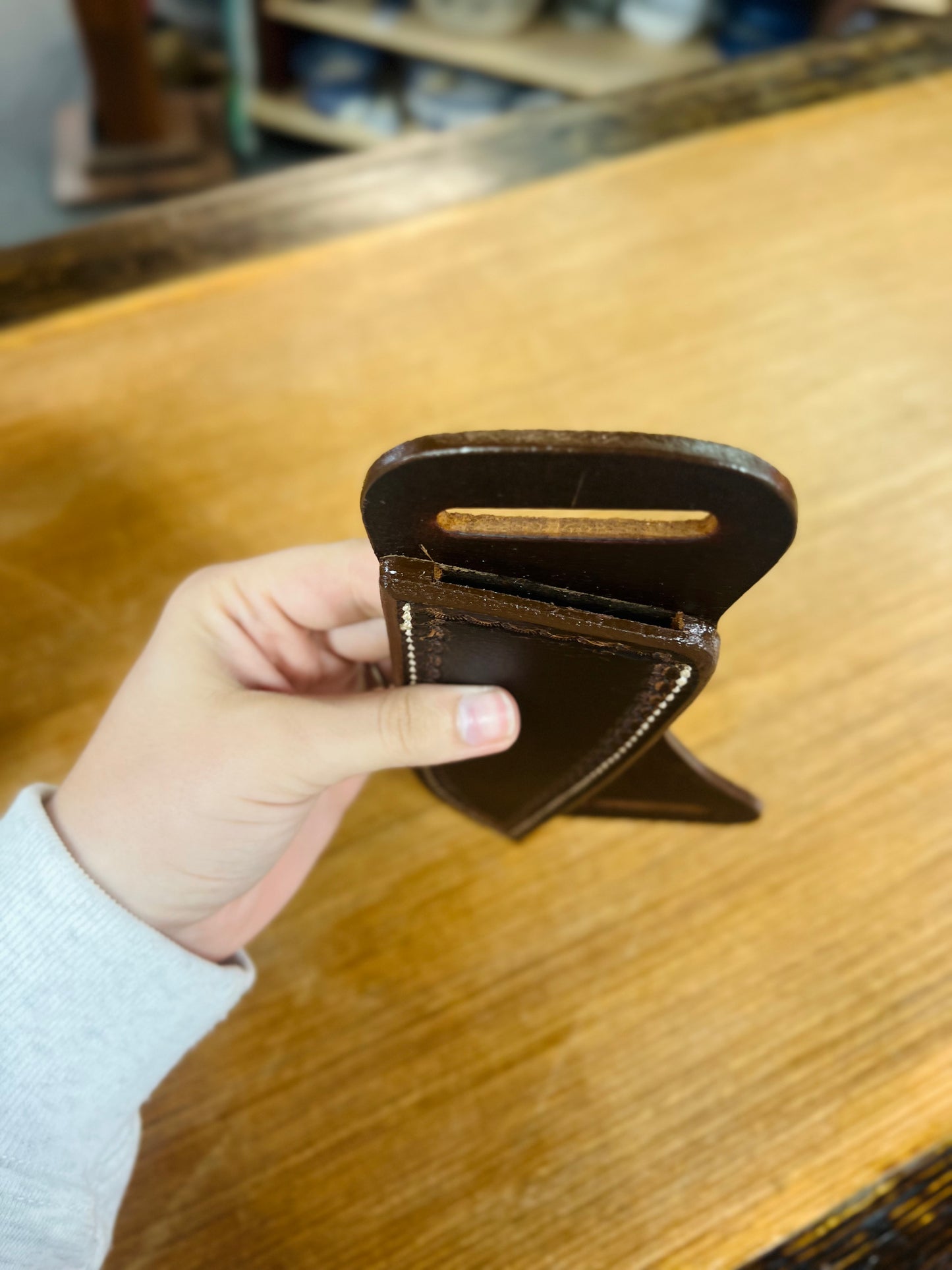 Genuine Leather Fixed Blade Sheath - Right Hand