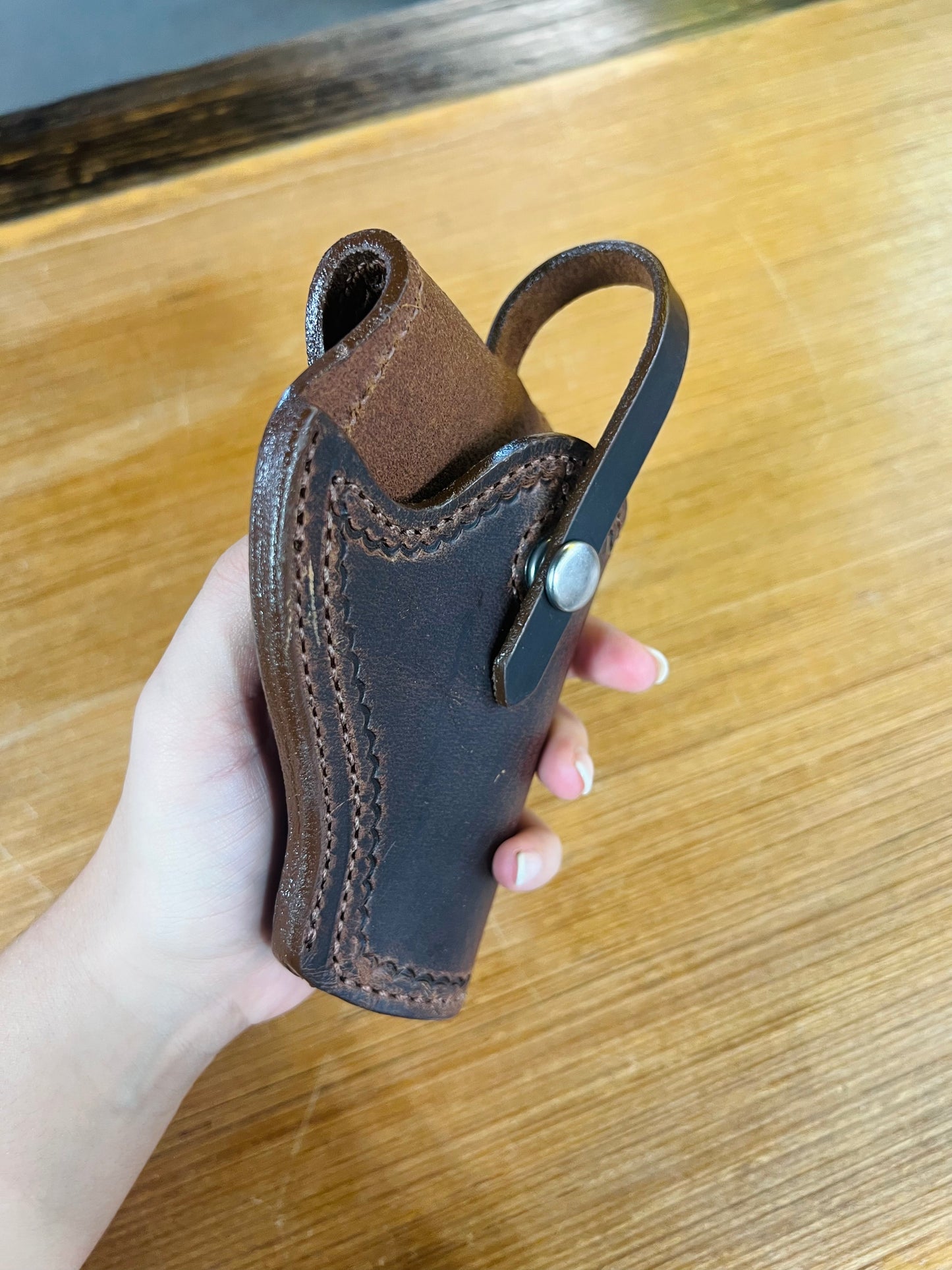 Genuine Leather Holster for Small Revolvers 5" - Local Amish Made