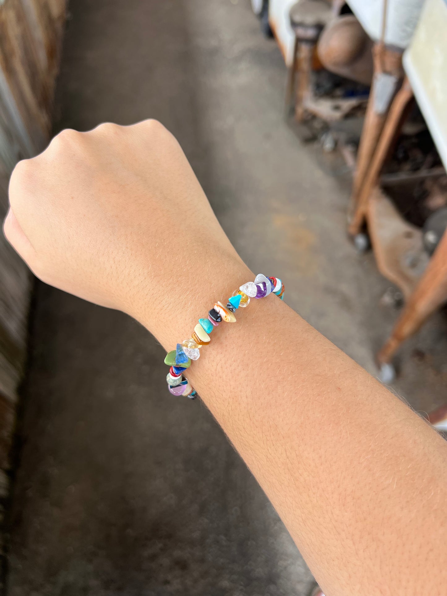 Navajo Multi Gemstone Bracelet