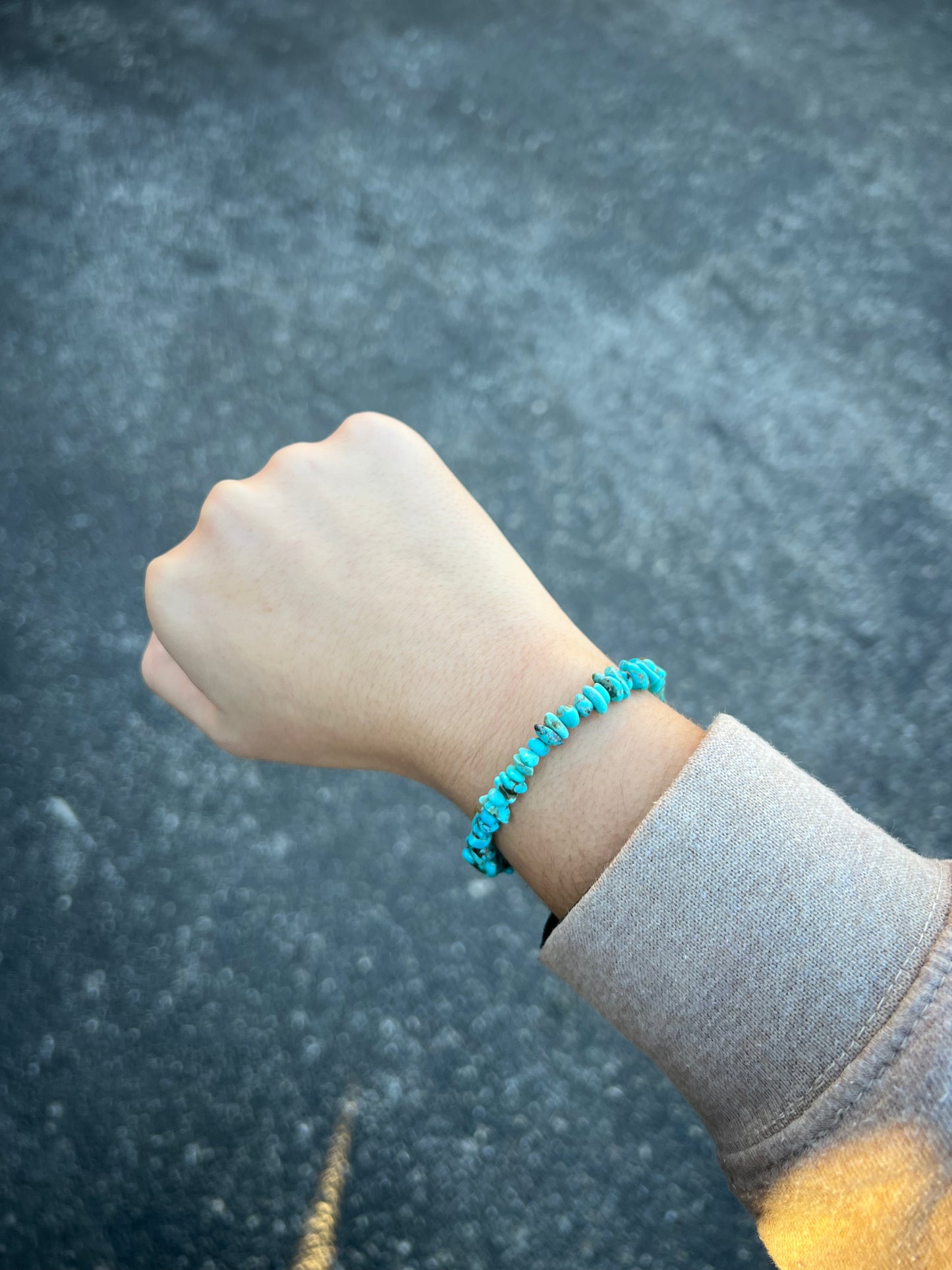 Genuine Turquoise Nugget Navajo Pearl Wrap Bracelet