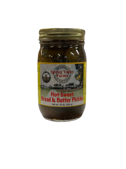 Spring Valley Farms Hot-Sweet Bread & Butter Pickles