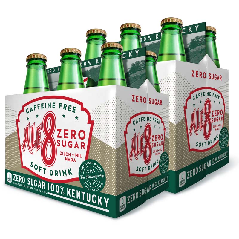 Ale 8 One Zero Sugar Caffeine Free - Case Of 12