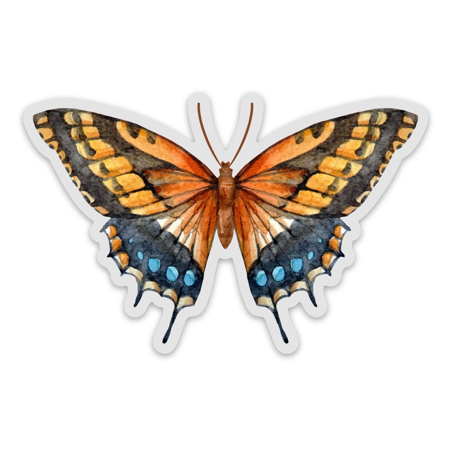 Watercolor Butterfly Sticker