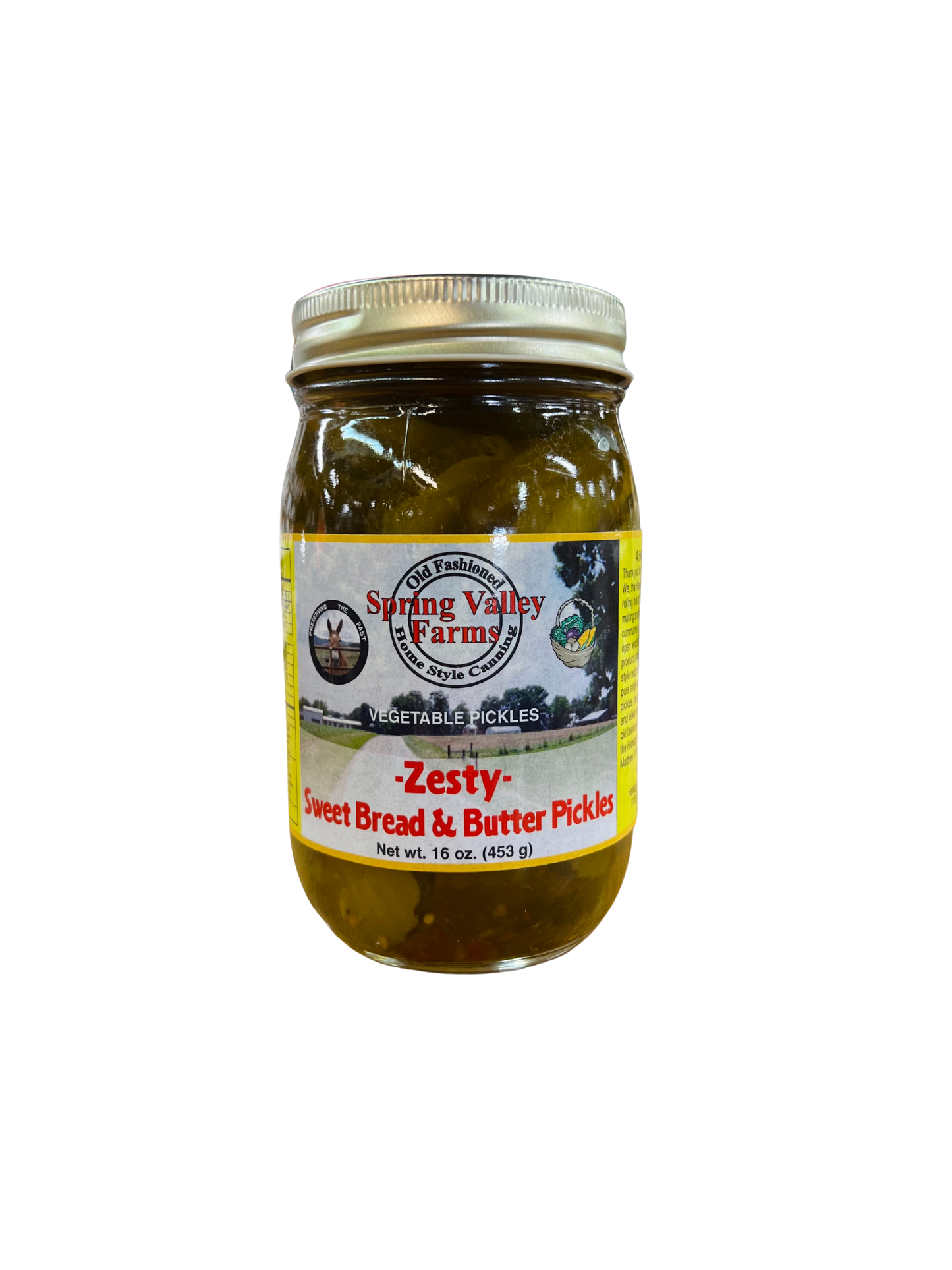 Spring Valley Farms Zesty Sweet Bread & Butter Pickles