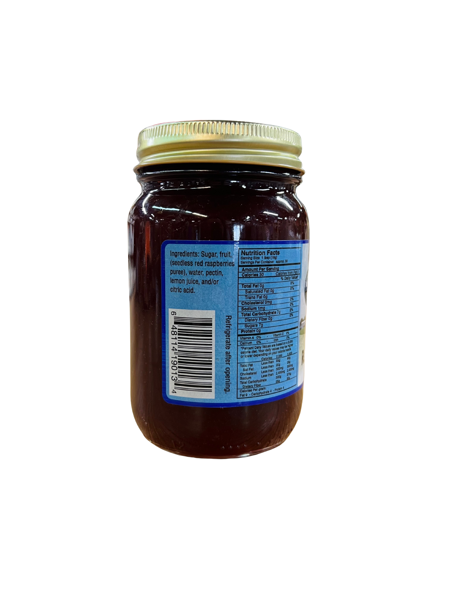 Spring Valley Farms Red Raspberry Seedless Jam