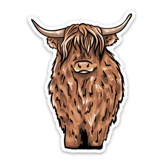 Highland Cow Sticker