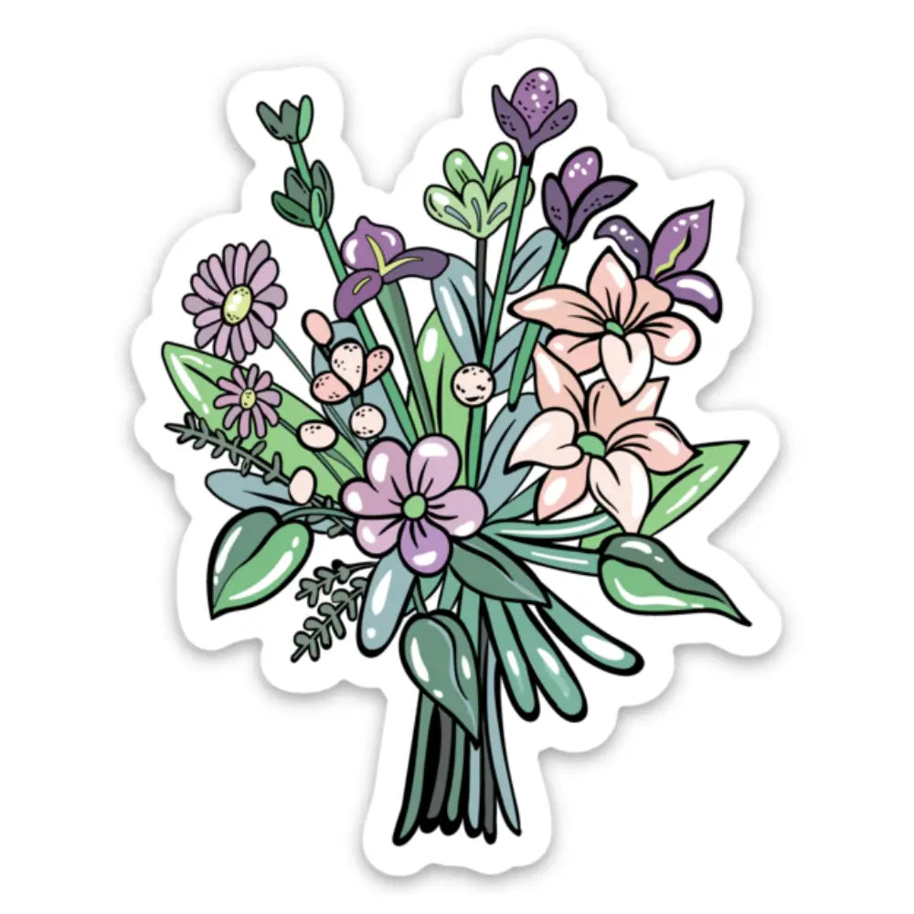 Wildflower Bouquet Sticker