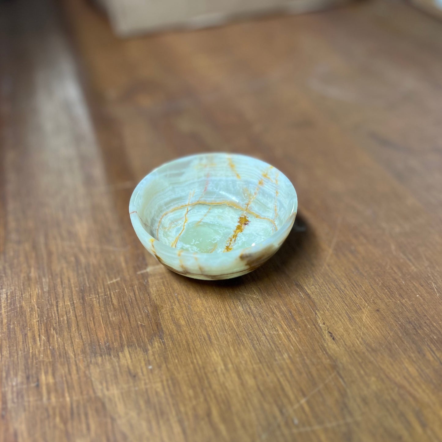Green Onyx Bowl 3 inch