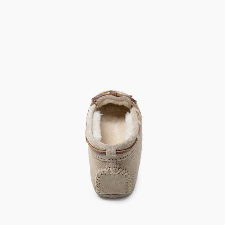 Minnetonka Women's Stone Cally Faux Fur Slipper