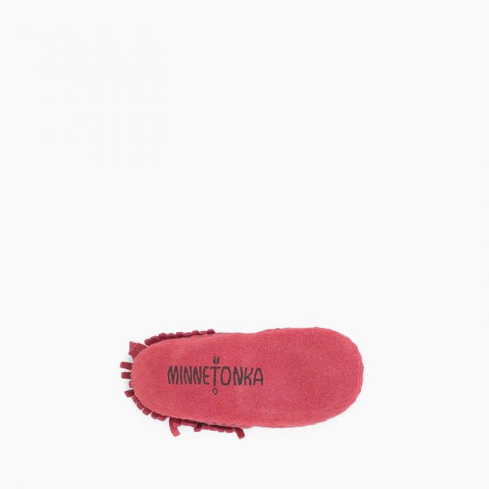 Minnetonka Infant's Hot Pink Riley Bootie