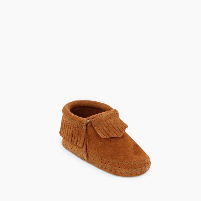 Minnetonka Infant's Brown Riley Bootie