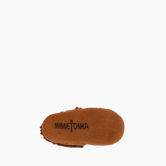 Minnetonka Infant's Brown Riley Bootie