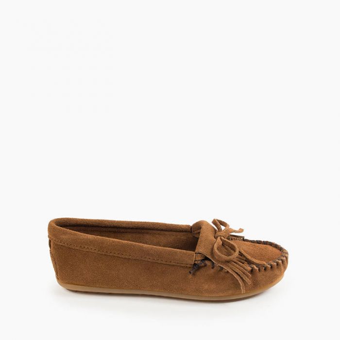 Minnetonka Women's Dusty Brown Kilty Hardsole