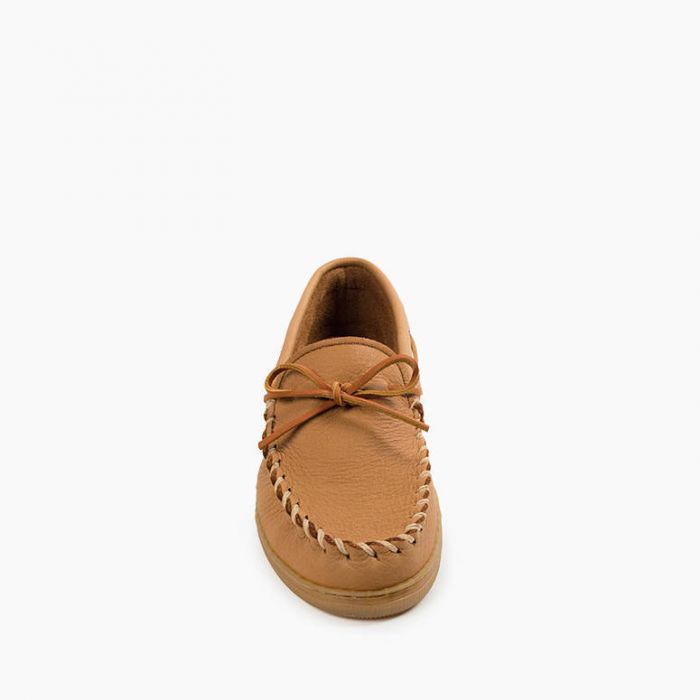 Minnetonka Men's Natural Moosehide Classic Shoe