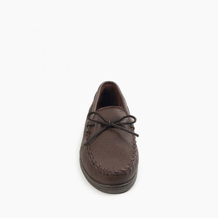 Minnetonka Men's Chocolate Moosehide Classic