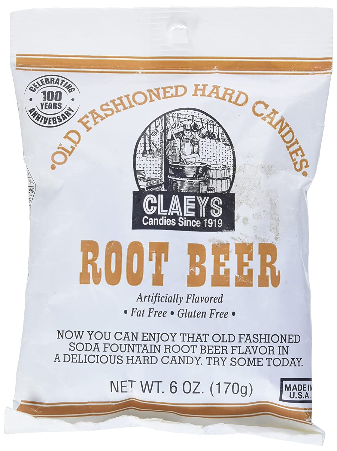 Claeys Old Fashioned Hard Candies Root Beer