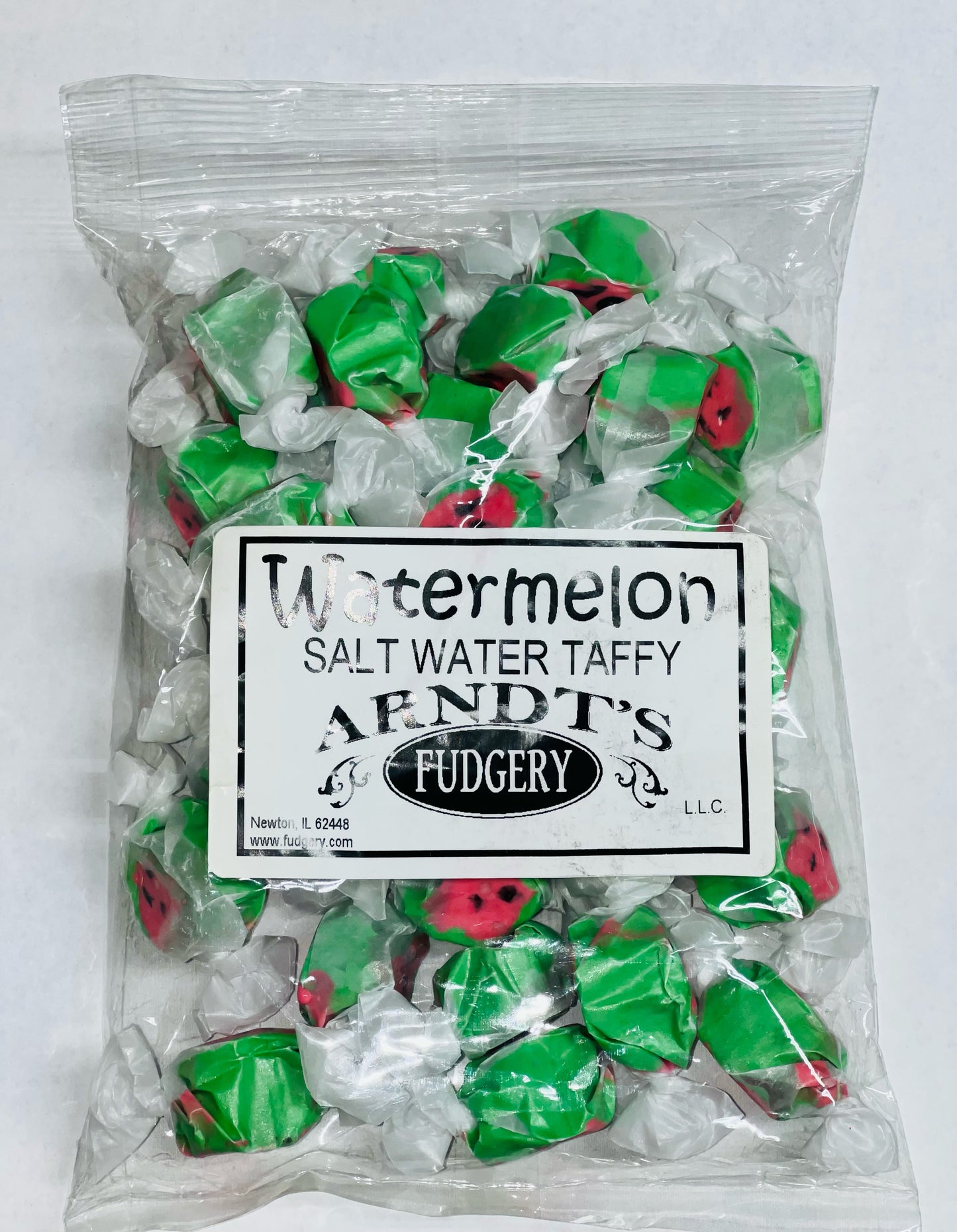 Arndt's Fudgery Watermelon Salt Water Taffy