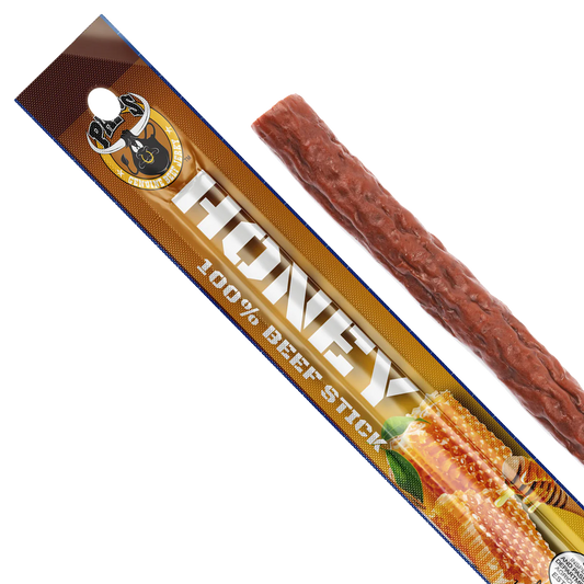 Pap's Genuine Beef Jerky Honey Beef Sticks