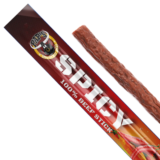 Pap's Genuine Beef Jerky Spicy Beef Sticks