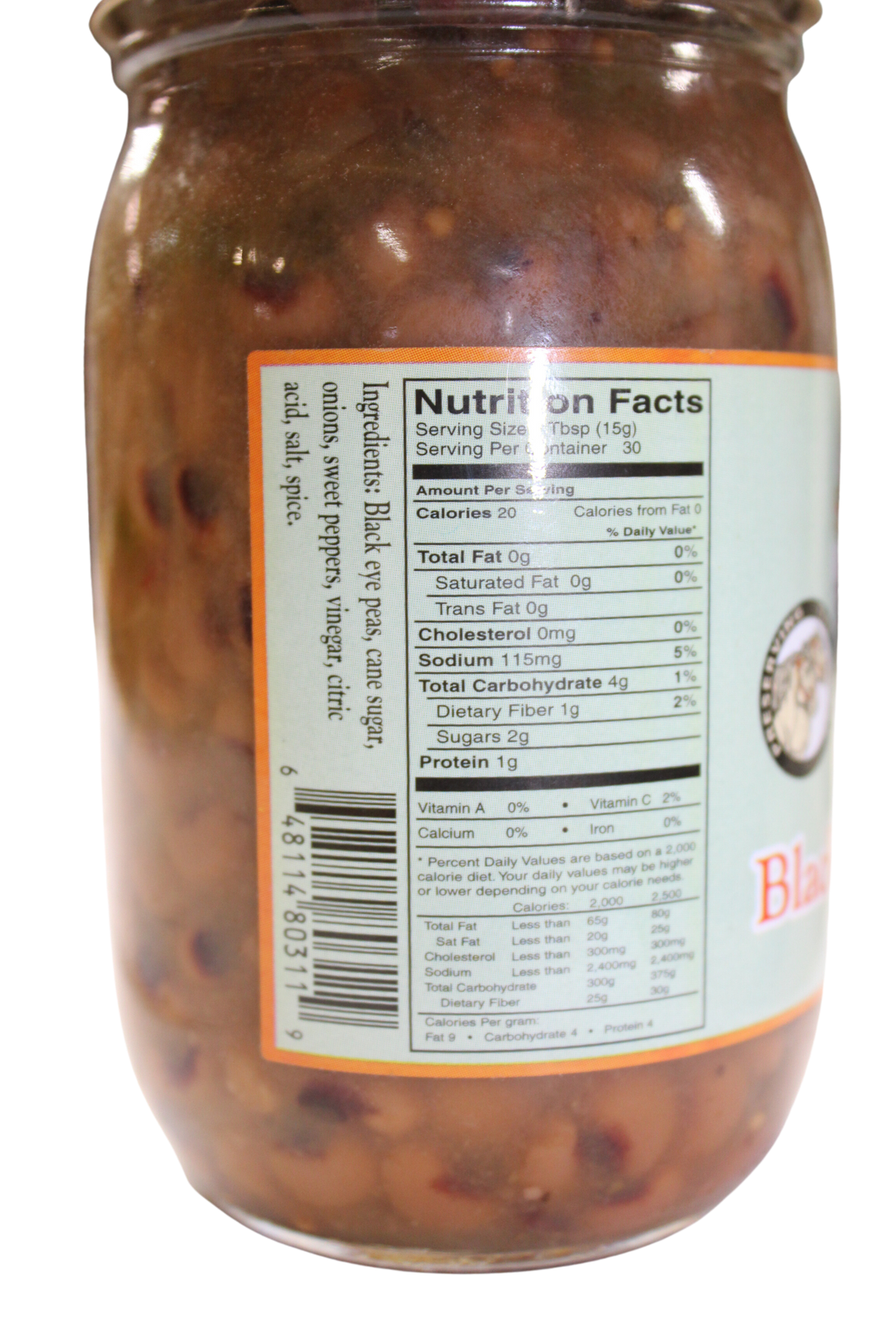 Spring Valley Farms Black I Pea Relish
