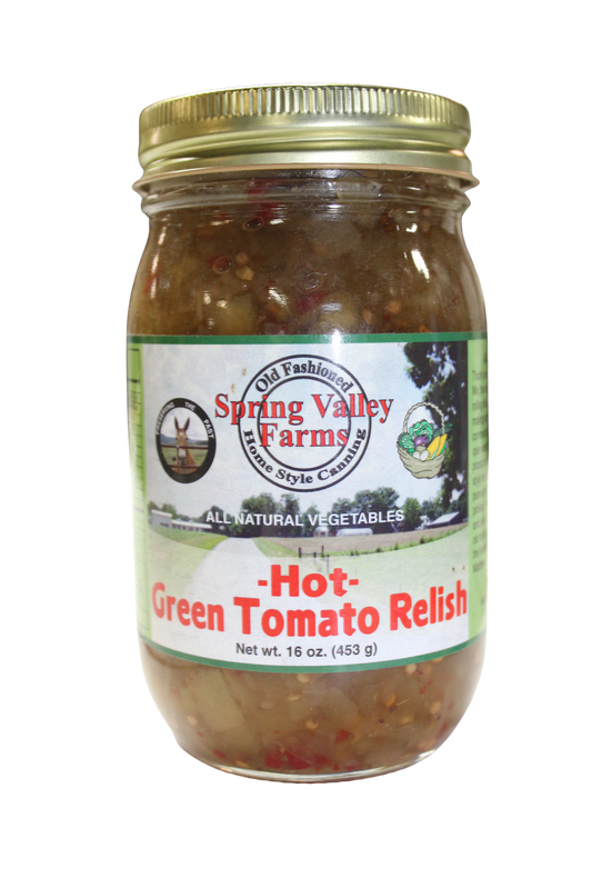 Spring Valley Farms Hot Green Tomato Relish