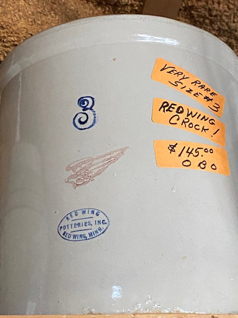 Red Wing Crock Size 3