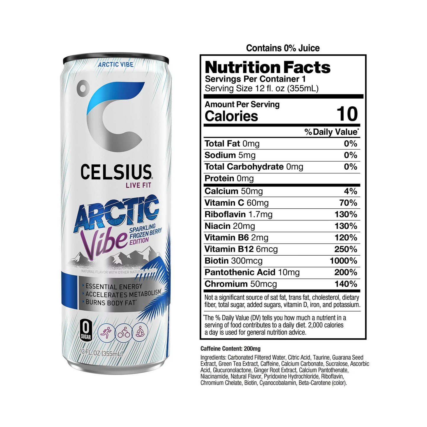 Celsius Live Fit Arctic Vibe Energy Drink