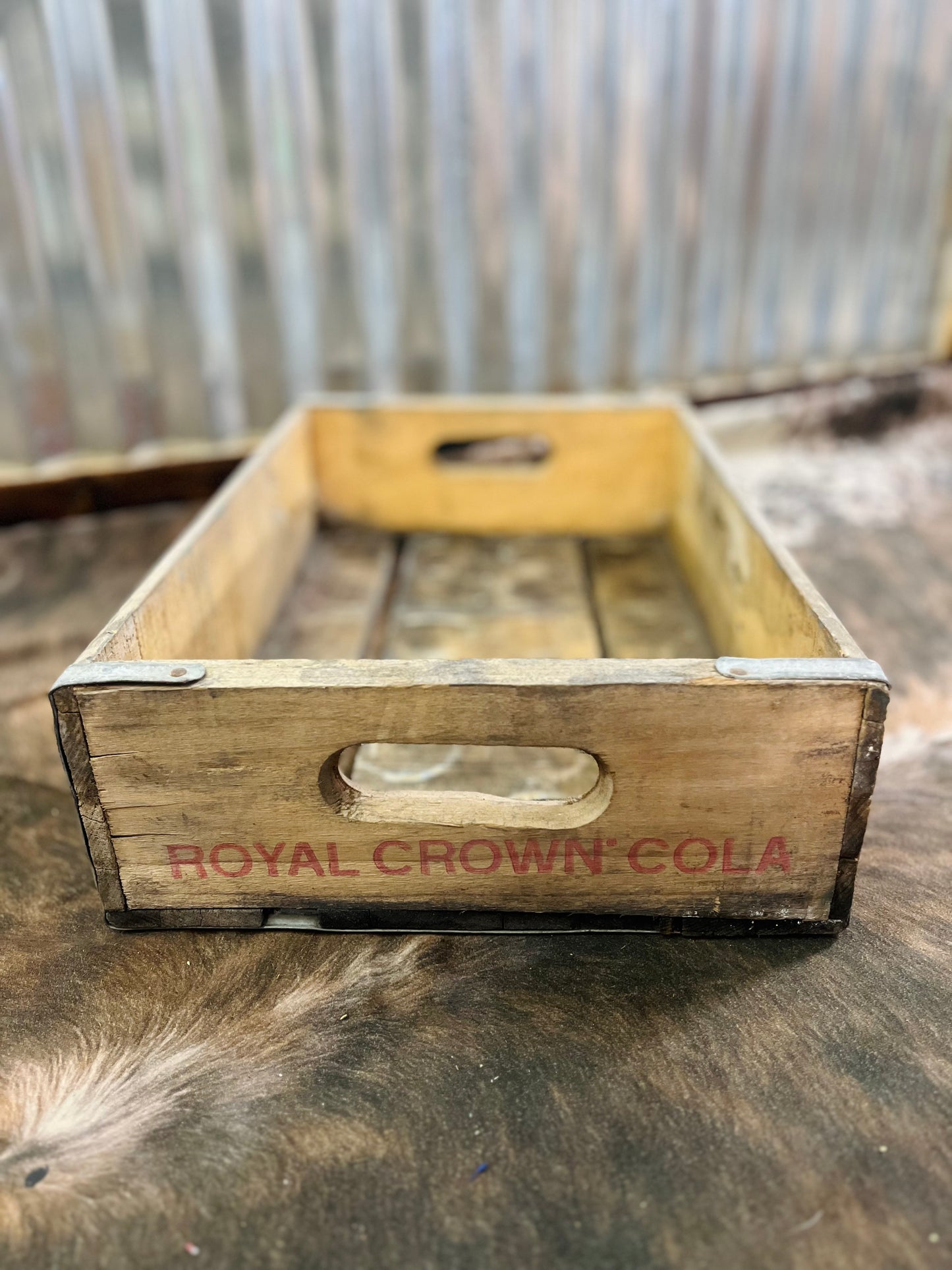 Vintage "RC" Royal Crown Cola Crate