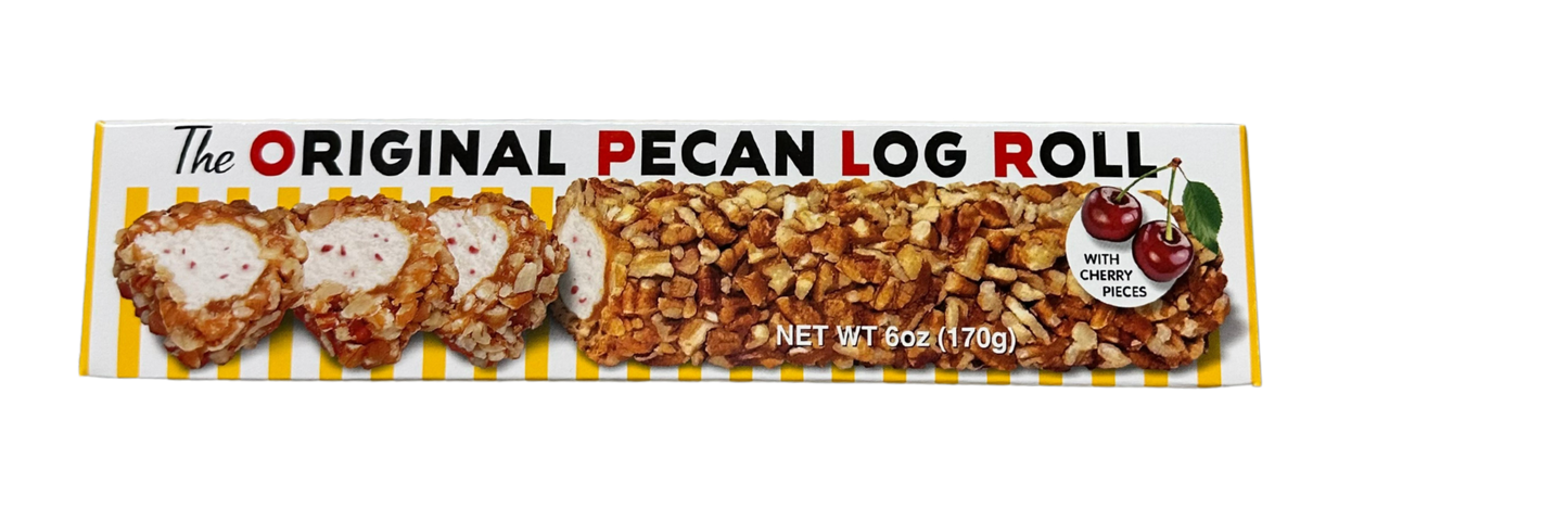Stuckey's Boxed Pecan Log Roll With Cherries