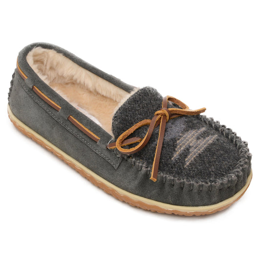 Minnetonka Women's Tilia Grey Slipper