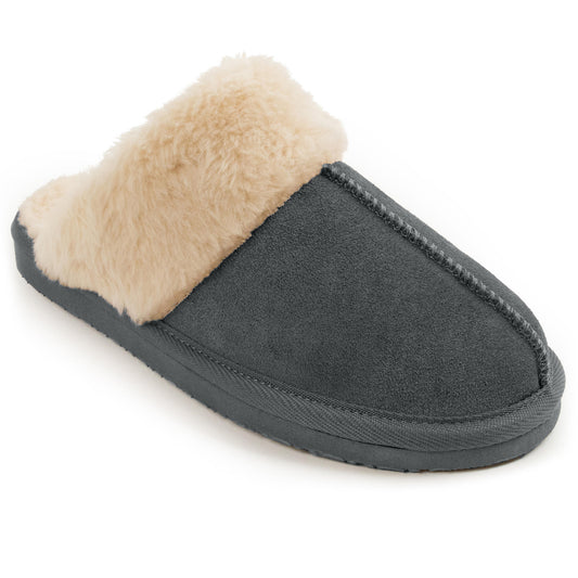 Minnetonka Women's Chesney Charcoal Slipper