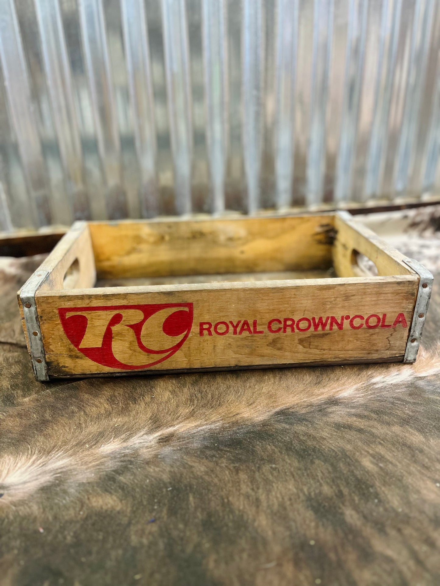 Vintage "RC" Royal Crown Cola Crate