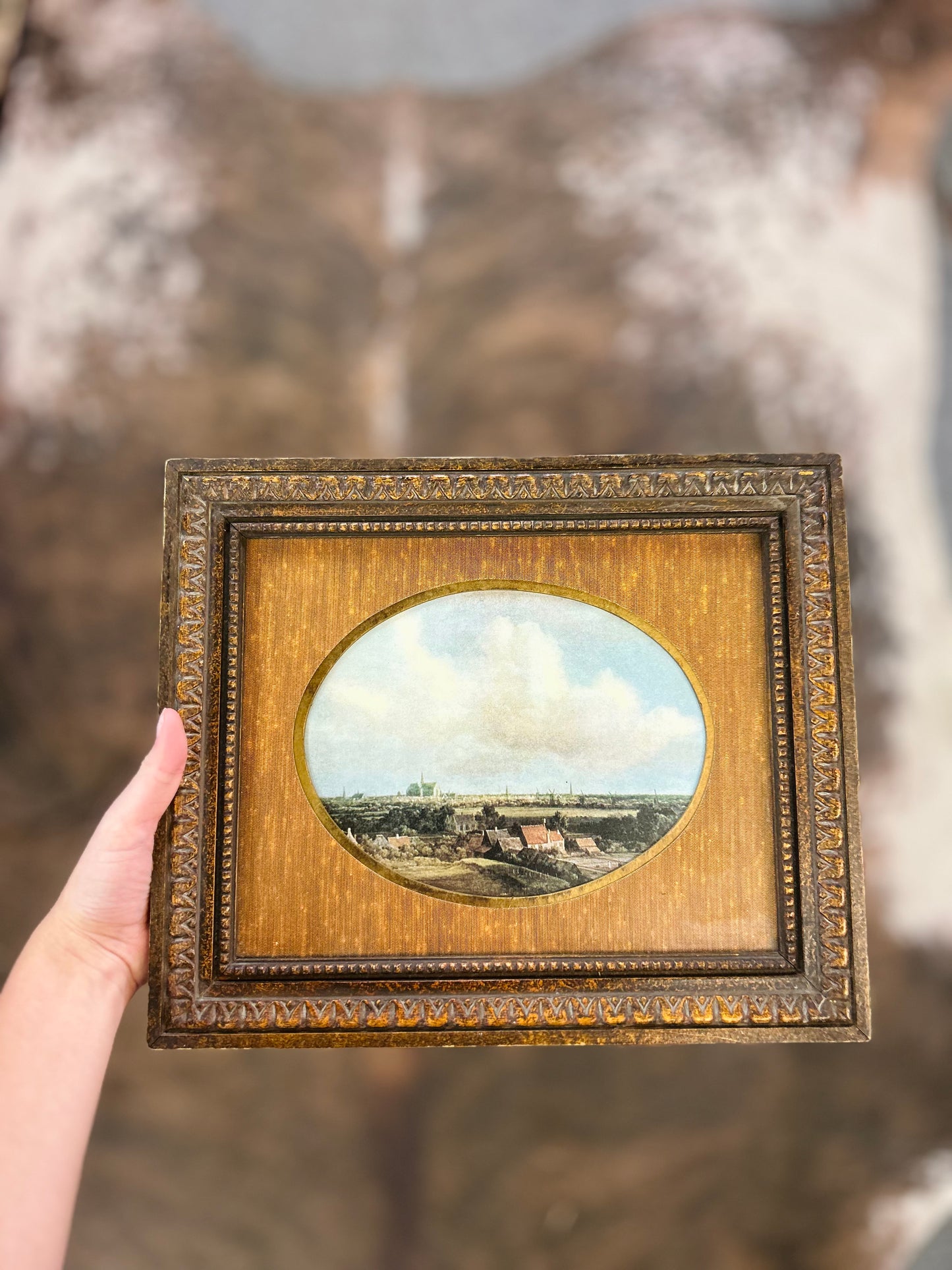 Vintage Belart Landscape Framed Painting