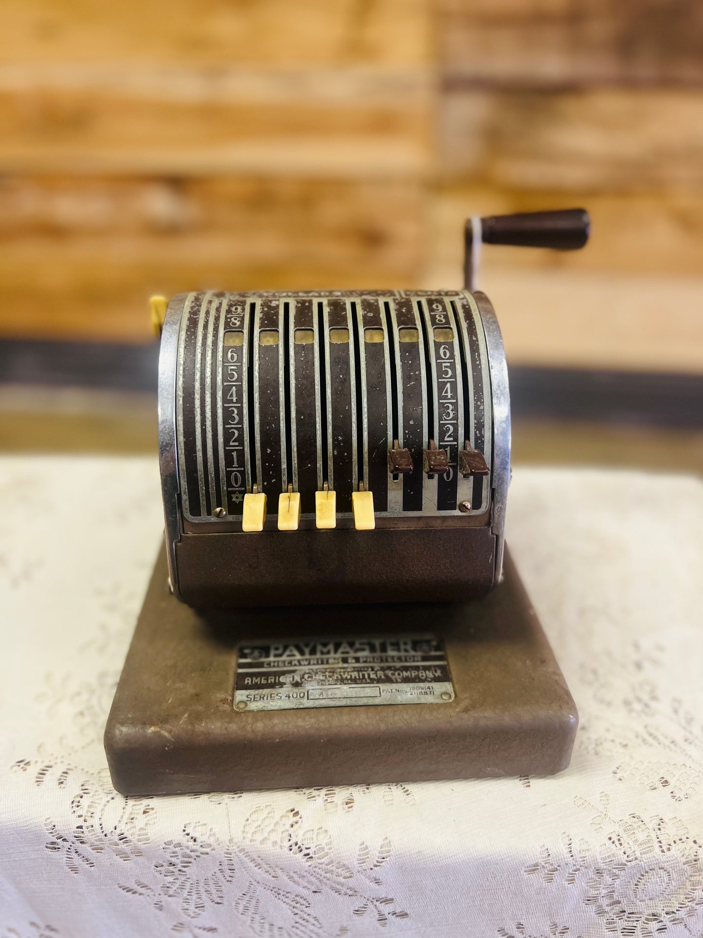 Vintage Paymaster Check Writer