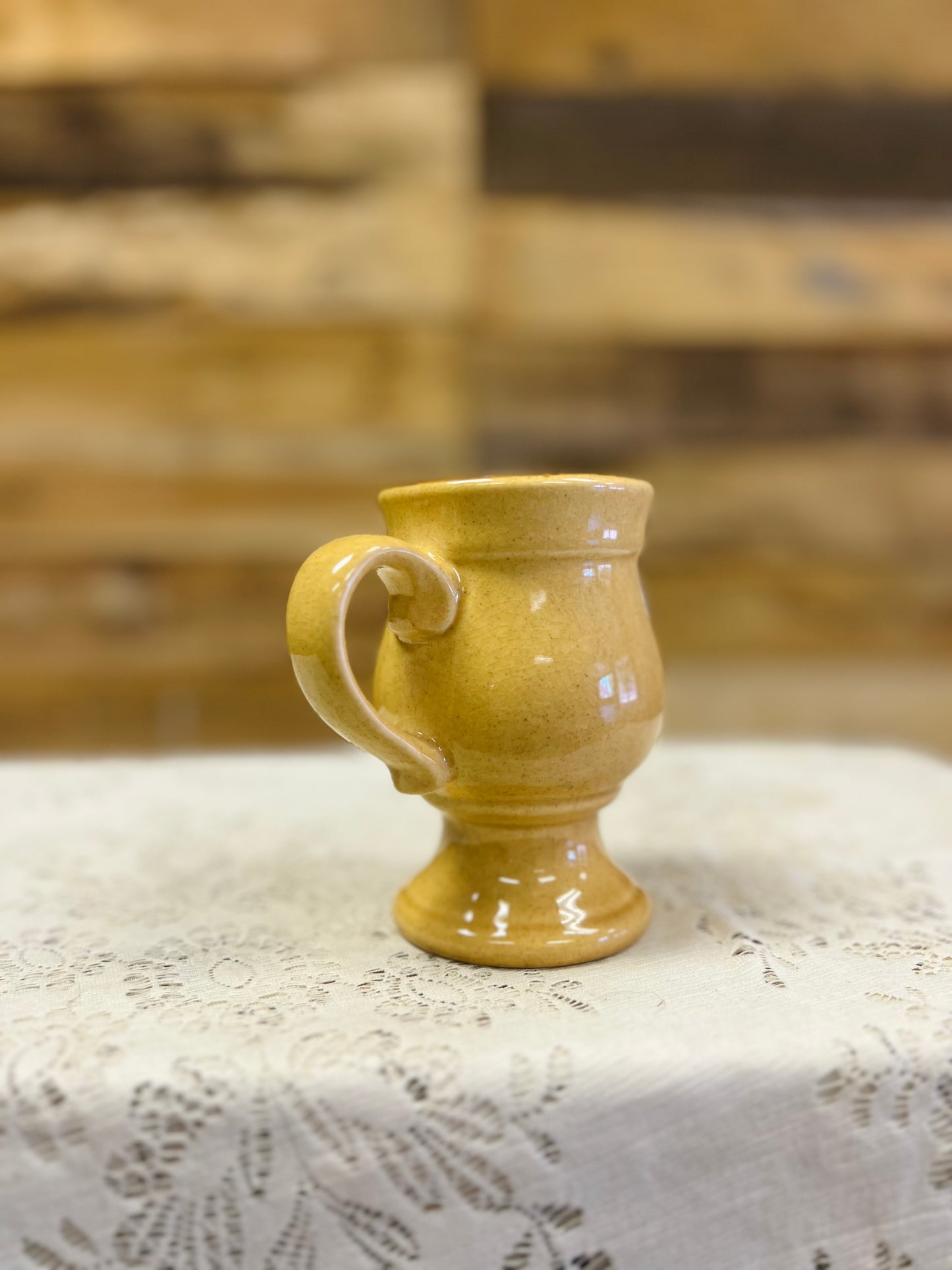 Vintage Pfaltzgraff Blue Heart Mug