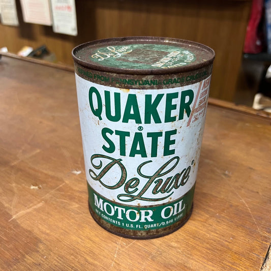 Vintage Quaker State Deluxe 1 Quart Sealed 10W40