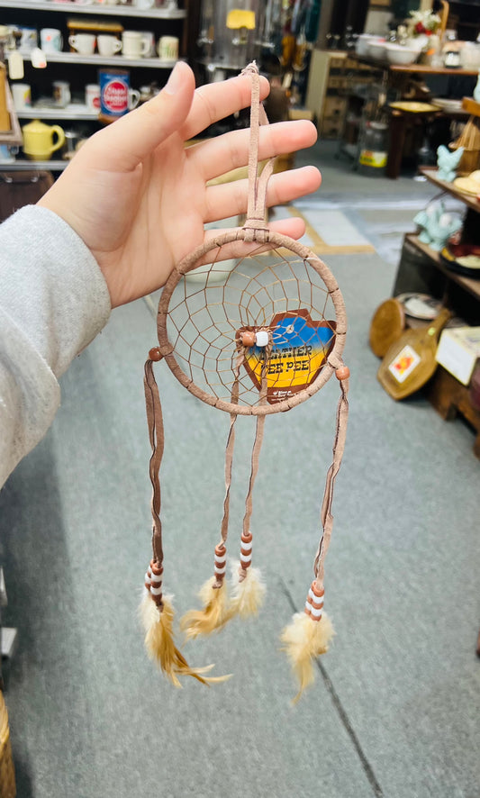 4" Leather Dream Catcher