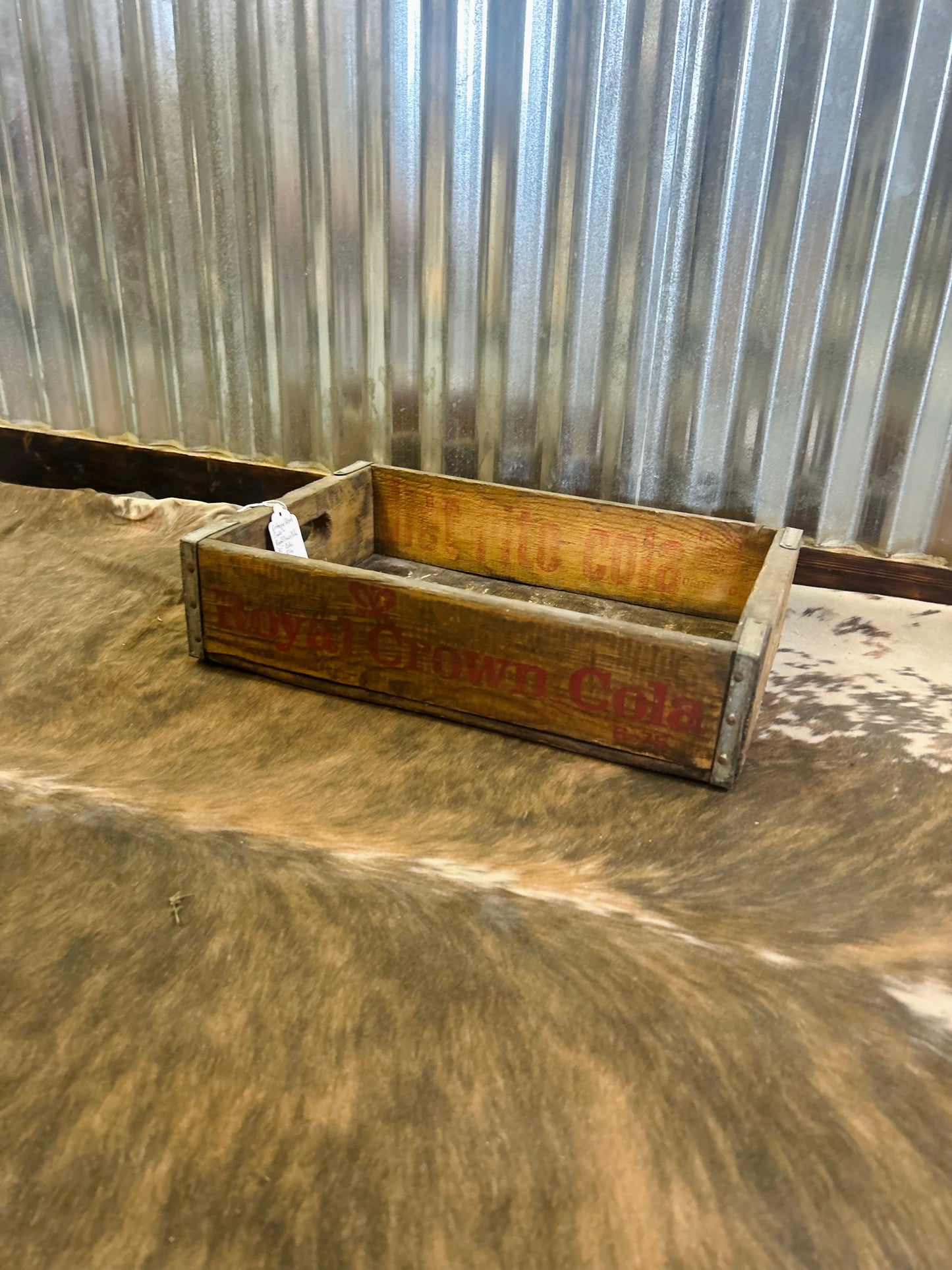 Vintage Wood Crate Royal Crown Cola Cola Diet Rite NEHI Chicago, IL